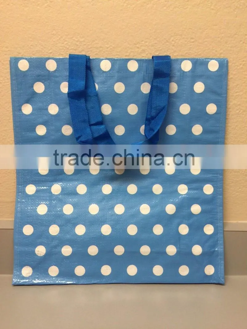 100% Recycle Polka Dot Design Gift Bag Reusable