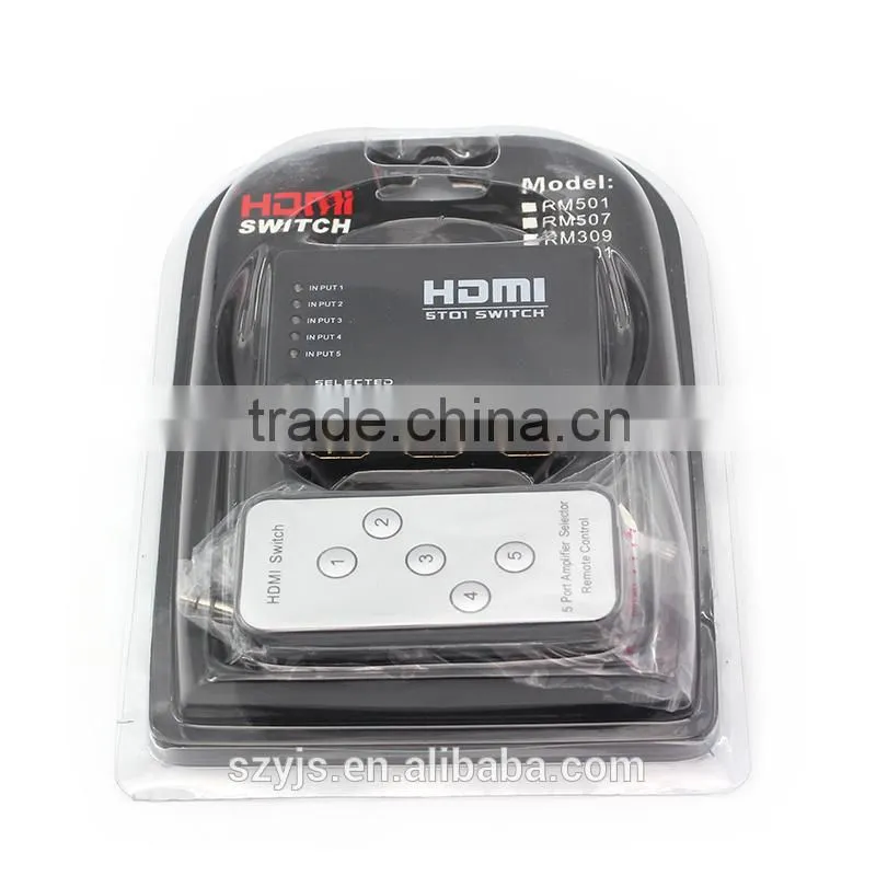 Alibaba Best outlet 3 in 1 out HD Remote Control HDMI Switch