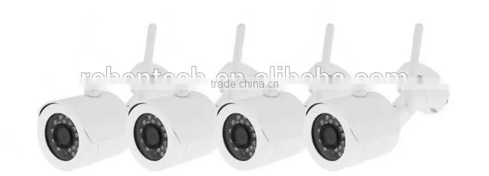 hot sale! 1080p full hd 4ch wireless nvr kit 1tb built in home secuirty system