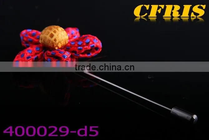 2016 New arriving spot flower,six color cloth lapel pin c1-d6