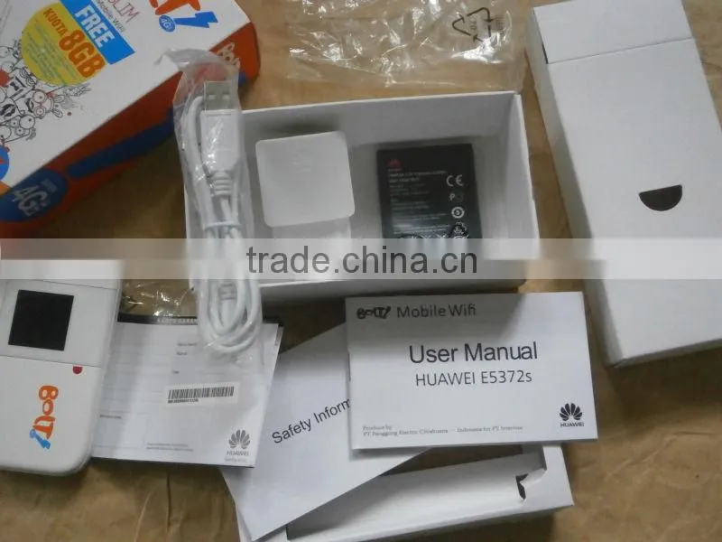 New and original huawei 4g lte E5372s wireless router and 4G lte wifi hotspot