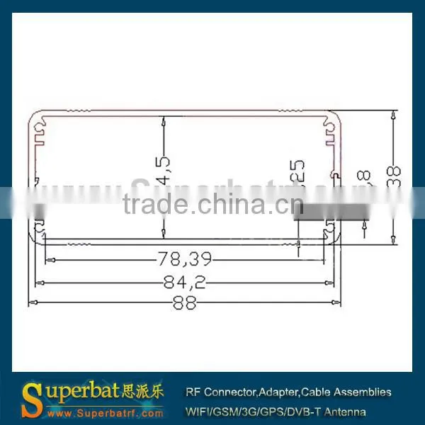New Split body Extruded electrical aluminum enclosure