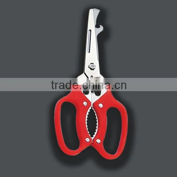 Comfortable touching handle stainless steel 420 scissors