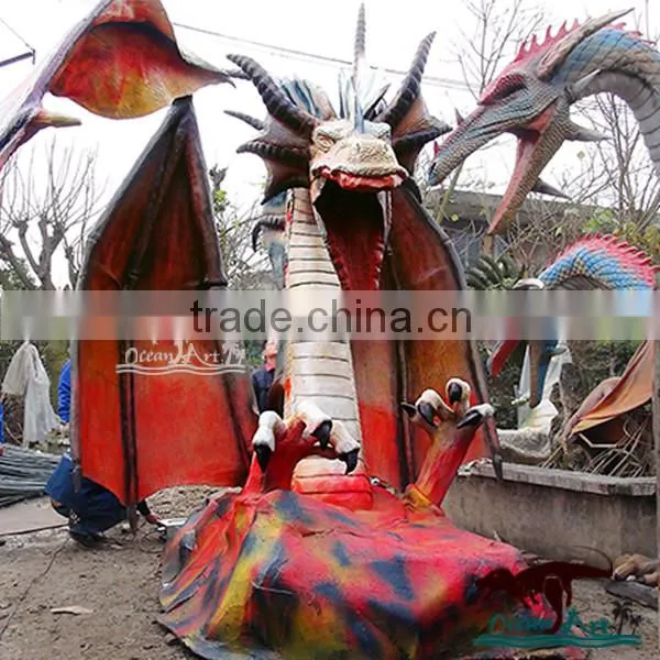 OA-IT-AD25 outdoor life size dragon statues