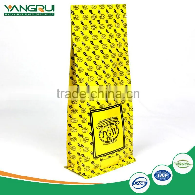 stand up pouch with zipper coffee bag kraft paper