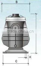 Low noise plastic swimming pool pump