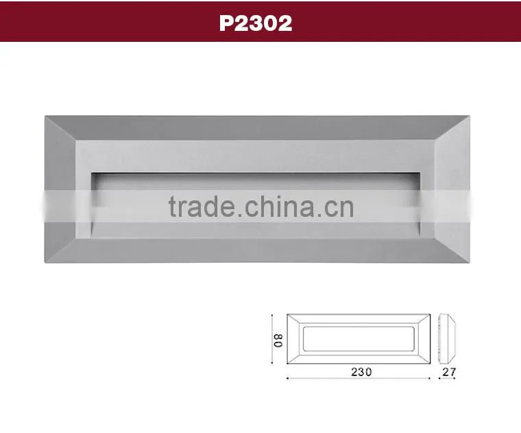 rectangle led step stair wall light,surface mounted ,top sale products