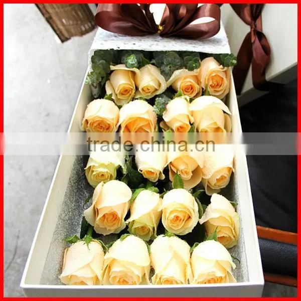 High Quality Elegant Cardboard Paper Packaging Boxes For Cut Flowers Wholesale