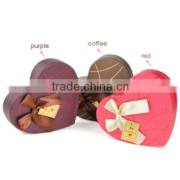 Luxury Heart Shape Chocolate Packing Box