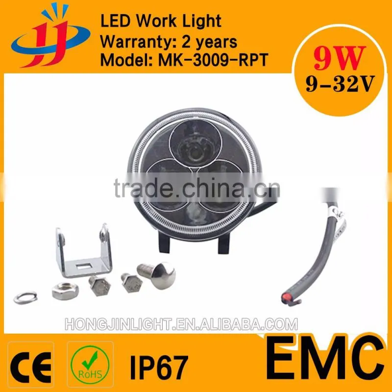 Overseas warehouse free shipping mini led spot light headlight motorcycle led driving lights