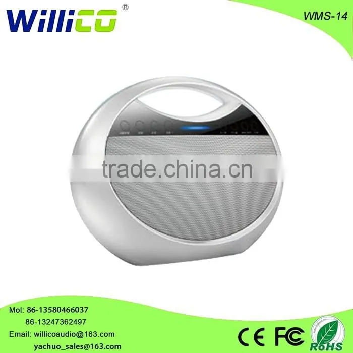 2016 New design cute bluetooth speakers with USB/SD/FM/Wireless MIC/remote control