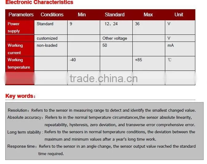 HCA526T High Precision Tiltmeter With 0.002deg Accuracy MADE IN CHINA