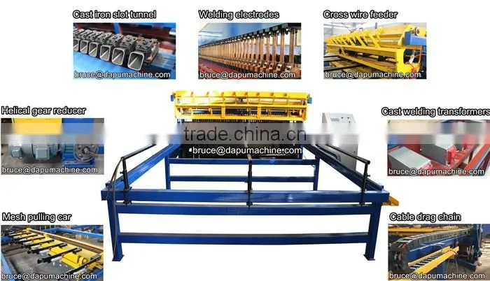 Square wire mesh fence welding machine