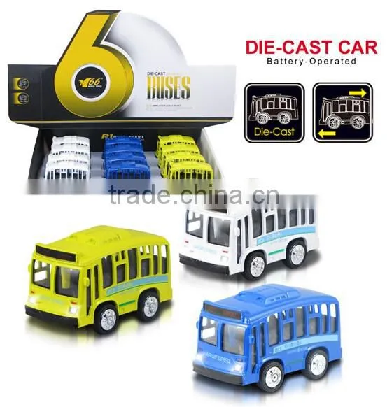 Miniature bus model die cast model cars toys for kids from china 2016 new products kids cars for sale