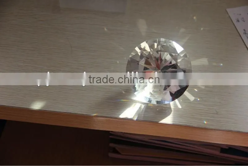 large and single clear crystal diamond