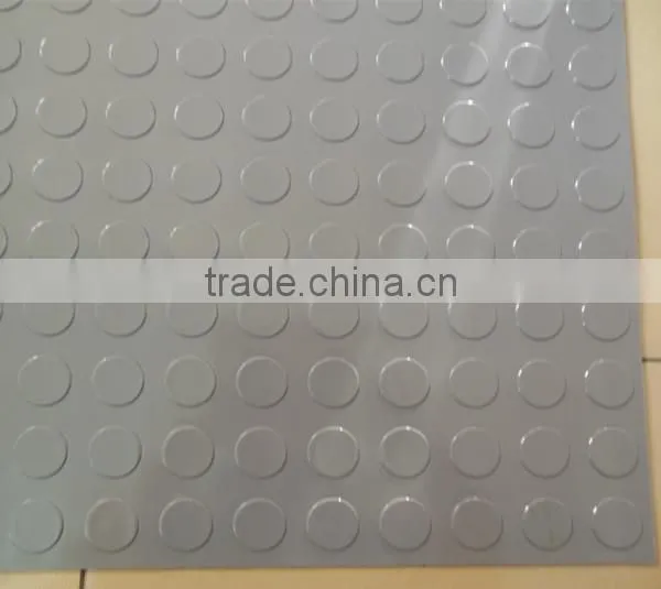 Cheap pvc coin anti fatigue outdoor gym mats