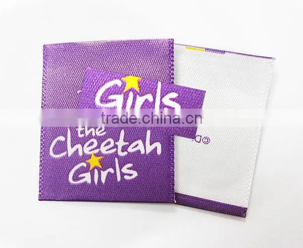 Silk Screen Glittering Logo Gold Printing Label