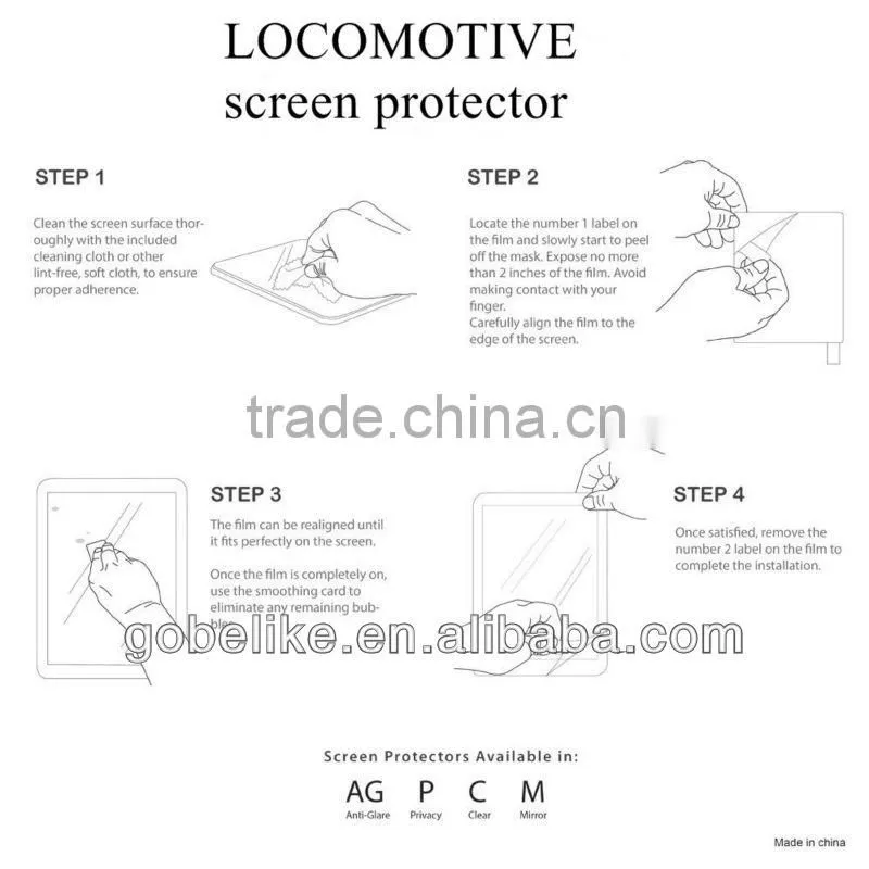 Anti-glare screen protector for Lenovo Yoga 8 inch Tablet