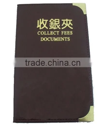 Cashier clip file folder for hotel