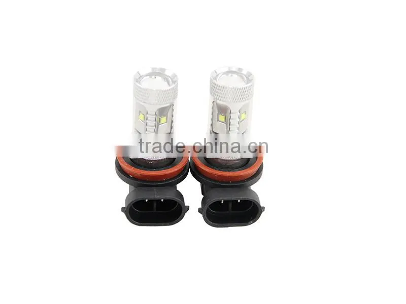 NEW 2016 led car Xenon White H8 High Power Aluminum Alloy W16W 30W LED Bulbs 6500K 12V 720 LM Fog Driving DRL