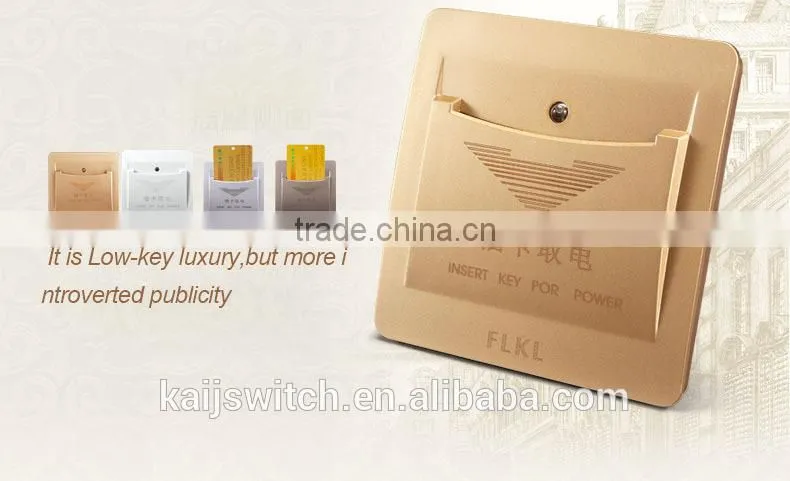 Best quality stylish card power key on/off switch