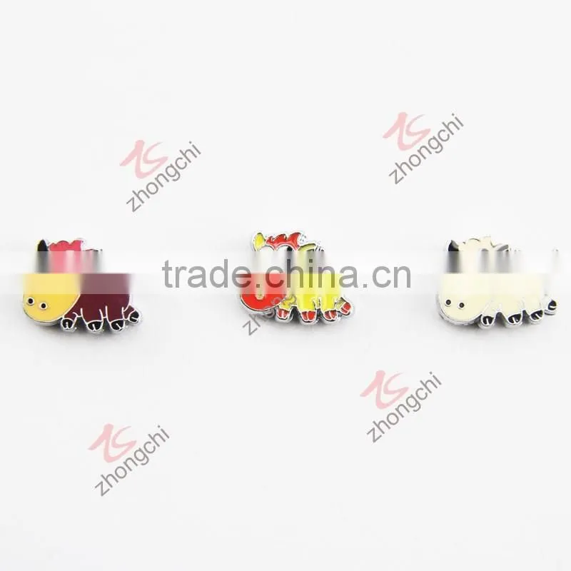 8MM zinc alloy enamel epoxy metal animals charms