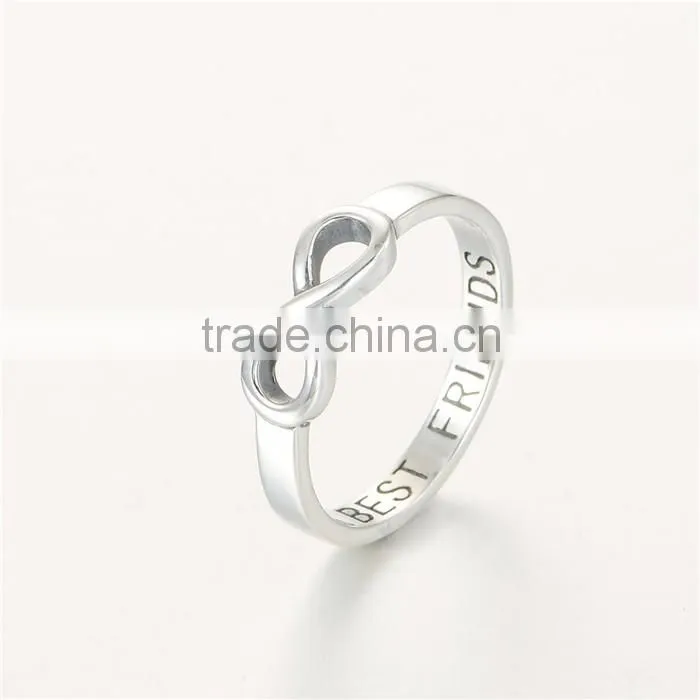 Best Friend Nipple Ring Forever Infinity Shape Silver Rings FR302