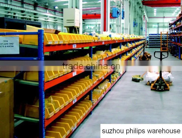 Steel plate industrial storage shelving/wide span racking