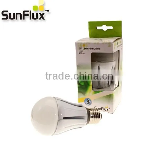 Aluminum body lamp isolated driver 90ra dimmable led bulb 12w