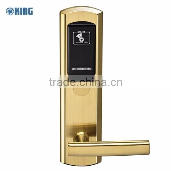 Stainless steel RFID Key Card Hotel Electronic Door Lock
