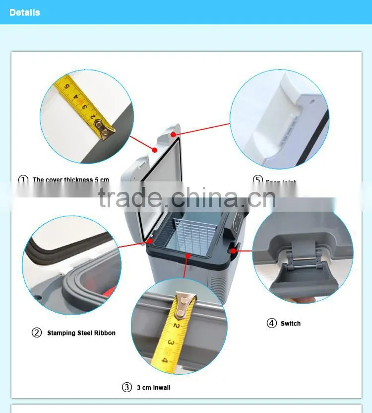 Portable DC12V auto fridge