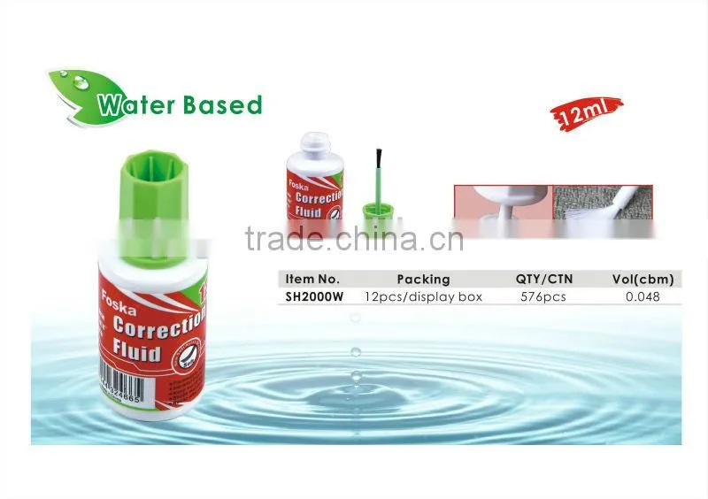 4ml European Quality metal-tip Correction Fluid / Correction Pen/liquid Correction.