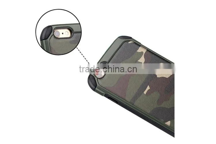 2016 Unique Design camouflage smart mobile phone case for iphone 7