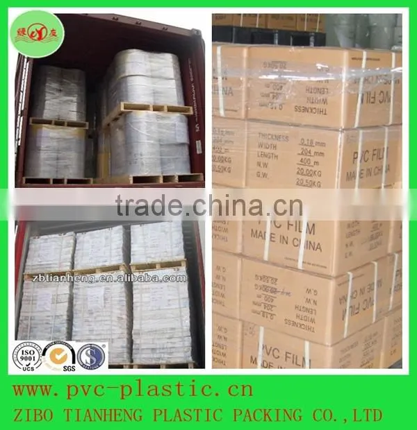 one side adhesive Rigid PVC sheet for door decoration