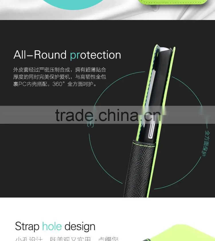 LZB high quality flip pu leather phone cover for Micromax Canvas HD A190