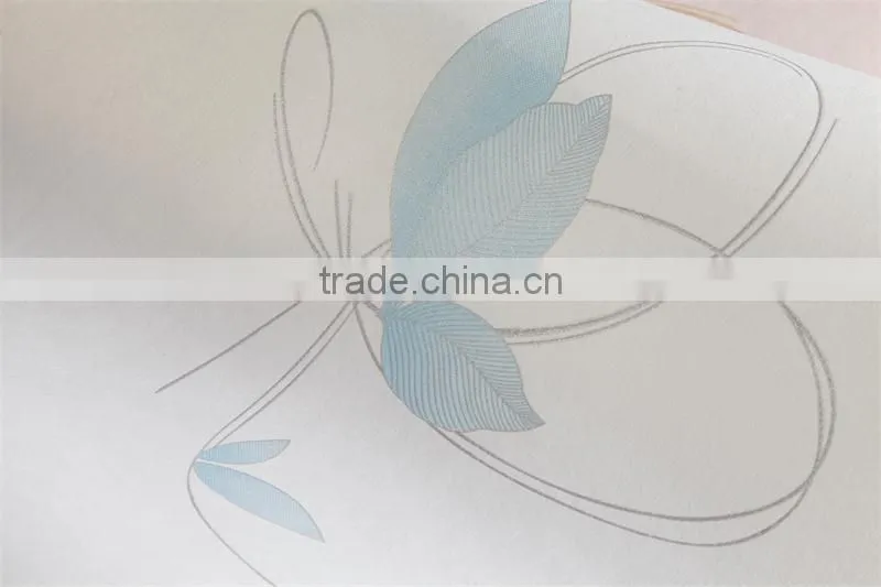 New Design Non-woven modern wallpaper pink color
