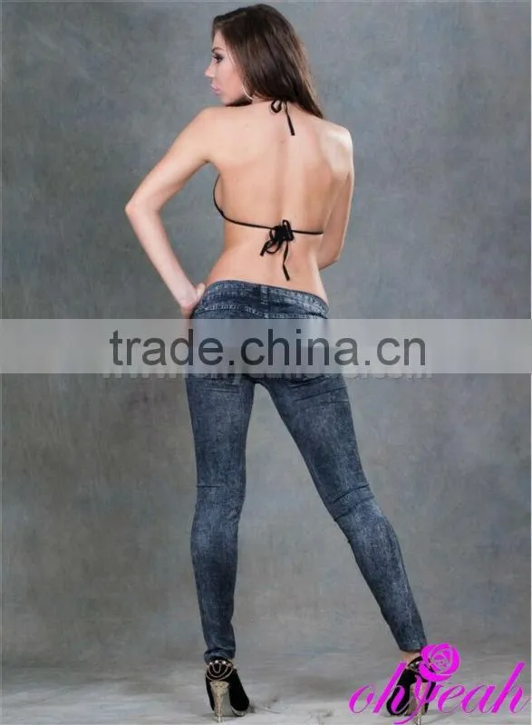 High class hot sexy wholesale paypal accept jean shape jeggings