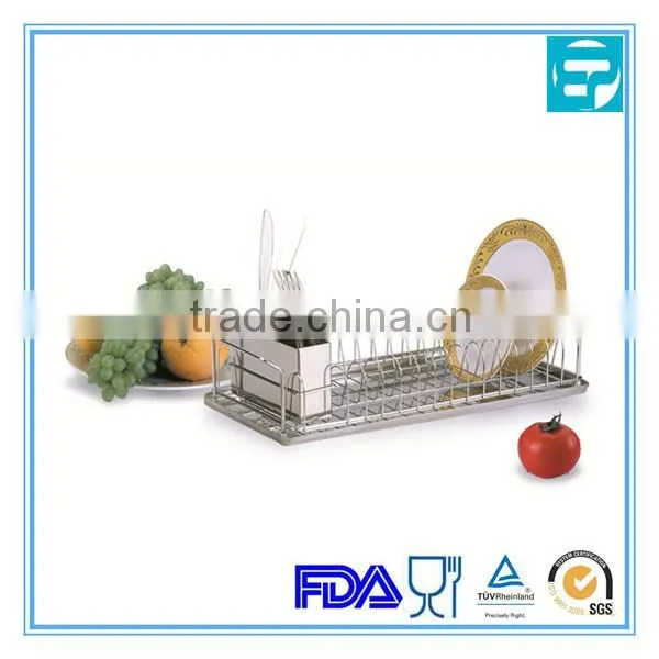 Steel Kitchen Houseware 2-Tier Dish Rack