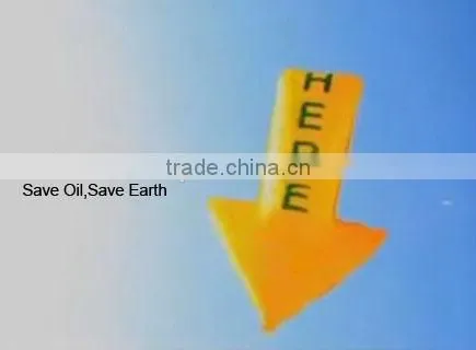 Korea Custom Arrow Shape Foil Helium Parking Balloons