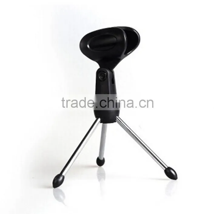 Microphone stand, lampstand triangular support for computor microphone