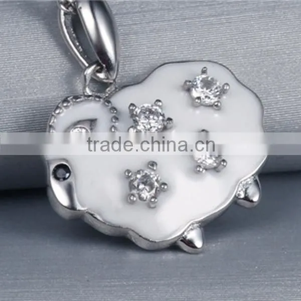 Latest design 925 Sterling Silver chain necklace for women