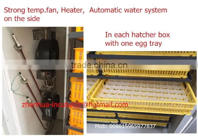 new type 3168 chicken incubator with CE,setter&hatcher combined egg incubator from lydia