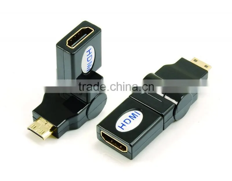 HDMI female to MINI male adapter rotating 270 degree
