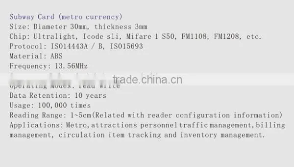 China Supplier Best Selling HF/UHF/NFC iso 15693 rfid tag