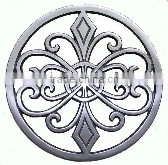 flower antique cast iron trivets