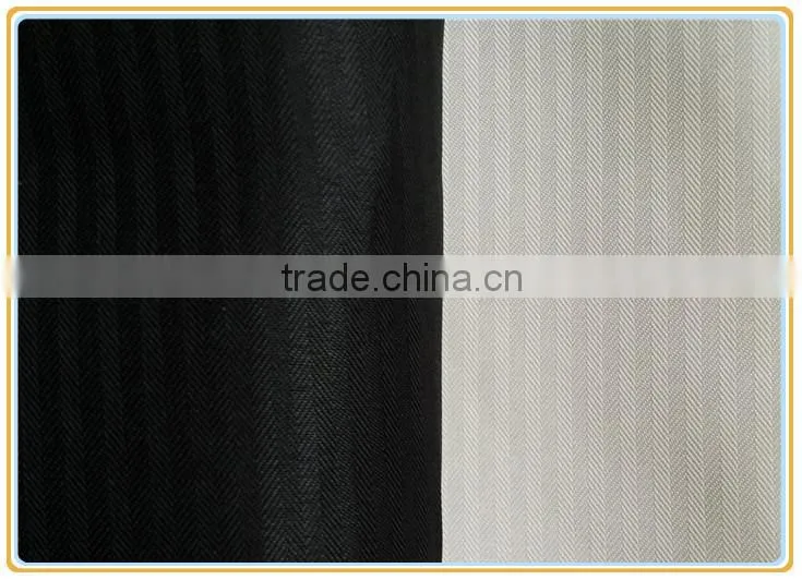 100% Poly Herringbone Fabric for Lining use