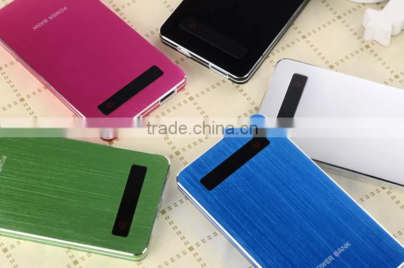 china innovation products OEM colorful ultra thin lcd display Smartphone universal portable 4000mah power bank