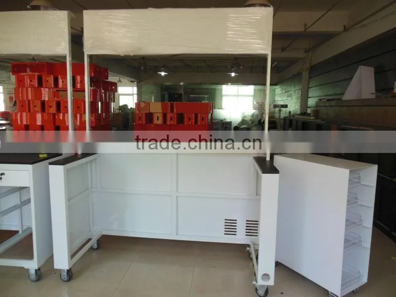 Mobile Metal Display Rack Mini Bar