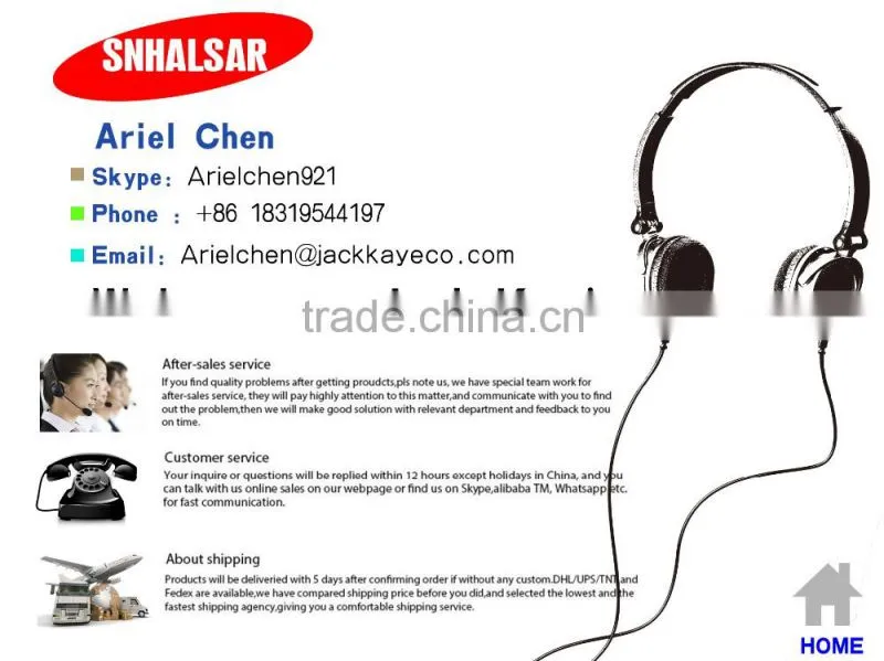 New candy colors leather sports earphones SNHALSAR S-22 sport bluetooth earbuds