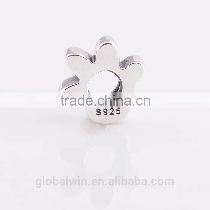 Palm Design Best Style 925 Sterling Silver European Charm Bead Charms Antique Jewelry Personalized For Snake Bracelet